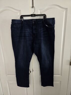 Kenneth Cole Men’s Dark Blue Relaxed Fit Jeans
